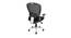 Morpho Mesh Swivel Office Chair in Black Colour (Black) by Urban Ladder - Design 1 Side View - 532904