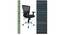 Jaunty Mesh Swivel Ergonomic Office Chair in Black Colour (Black) by Urban Ladder - Design 1 Close View - 532913