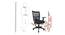 Cozy Mesh Swivel Office Chair in Black Colour (Black) by Urban Ladder - Design 1 Dimension - 532925