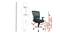 Glare Mesh Swivel Office Chair in Black Colour (Black) by Urban Ladder - Design 1 Dimension - 532928