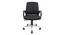 Julissa Mesh Swivel Ergonomic Chair in Black Colour (Black) by Urban Ladder - Design 1 Full View - 532941