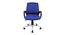 Celia Mesh Swivel Ergonomic Chair in Blue Colour (Blue) by Urban Ladder - Design 1 Full View - 532942