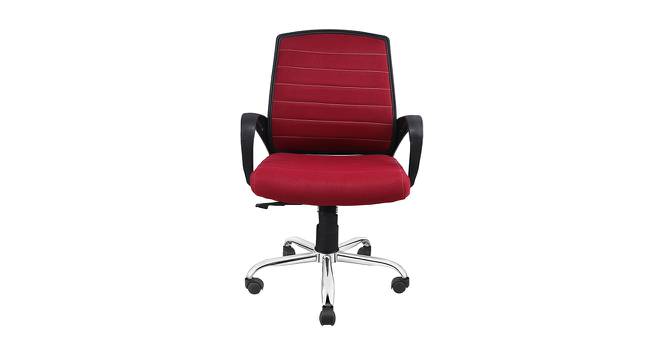 Rosalee Mesh Swivel Ergonomic Chair in Red Colour (Red) by Urban Ladder - Design 1 Full View - 532945