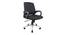 Julissa Mesh Swivel Ergonomic Chair in Black Colour (Black) by Urban Ladder - Front View Design 1 - 532953