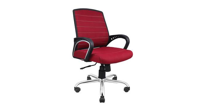 Rosalee Mesh Swivel Ergonomic Chair in Red Colour (Red) by Urban Ladder - Front View Design 1 - 532957