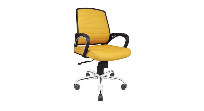 Aya Mesh Swivel Ergonomic Chair in Yellow Colour (Yellow) by Urban Ladder - Front View Design 1 - 532958