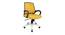 Aya Mesh Swivel Ergonomic Chair in Yellow Colour (Yellow) by Urban Ladder - Front View Design 1 - 532958