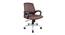 Aubrielle Leatherette Swivel Ergonomic Chair in TAN Colour (Tan) by Urban Ladder - Front View Design 1 - 532961