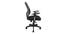 Facile Mesh Swivel Ergonomic Office Chair in Black Colour (Black) by Urban Ladder - Cross View Design 1 - 532975