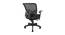 Smart Mesh Swivel Ergonomic Office Chair in Black Colour (Black) by Urban Ladder - Design 1 Side View - 532986