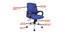 Celia Mesh Swivel Ergonomic Chair in Blue Colour (Blue) by Urban Ladder - Design 1 Close View - 532990