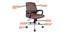 Aubrielle Leatherette Swivel Ergonomic Chair in TAN Colour (Tan) by Urban Ladder - Design 1 Close View - 532997