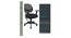 Dexter Mesh Swivel Ergonomic Office Chair in Black Colour (Black) by Urban Ladder - Design 1 Close View - 533000