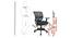 Smart Mesh Swivel Ergonomic Office Chair in Black Colour (Black) by Urban Ladder - Design 1 Dimension - 533010