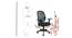 Facile Mesh Swivel Ergonomic Office Chair in Black Colour (Black) by Urban Ladder - Design 1 Dimension - 533011