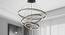 Jace Black Metal Smart Chandelier (Black) by Urban Ladder - Cross View Design 1 - 534212