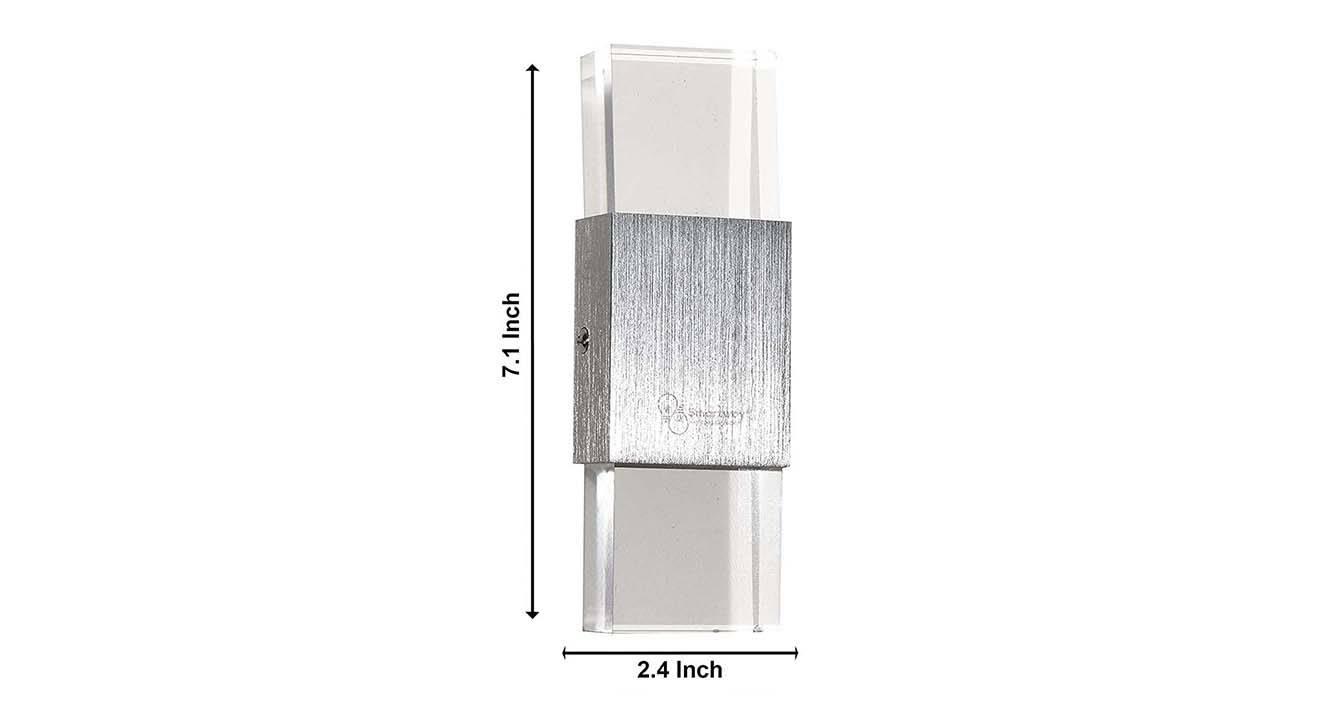 White Metal Wall Light Urban Ladder