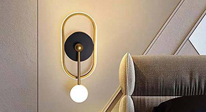 Ray Golden Metal Wall Lamp (Gold) by Urban Ladder - Cross View Design 1 - 534706