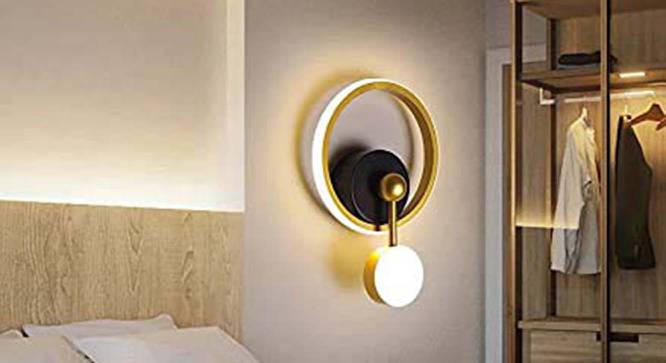 Roman Golden Metal Wall Lamp (Gold) by Urban Ladder - Cross View Design 1 - 534707