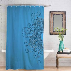 Shower Curtains Design Blue Fabric Shower Curtain