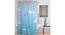 Nicolas Blue Abstract Polyester 84x48 inches Shower Curtain (Blue) by Urban Ladder - Design 1 Dimension - 535035