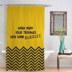 Shower Curtains Design Yellow Fabric Showe Curtain