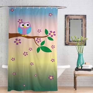 Shower Curtains Design Yacine Multicolor Abstract Polyester 84x48 inches Shower Curtain (Multicolor)