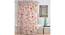 Wassim Pink Floral Polyester 84x48 inches Shower Curtain (Pink) by Urban Ladder - Design 1 Dimension - 535538