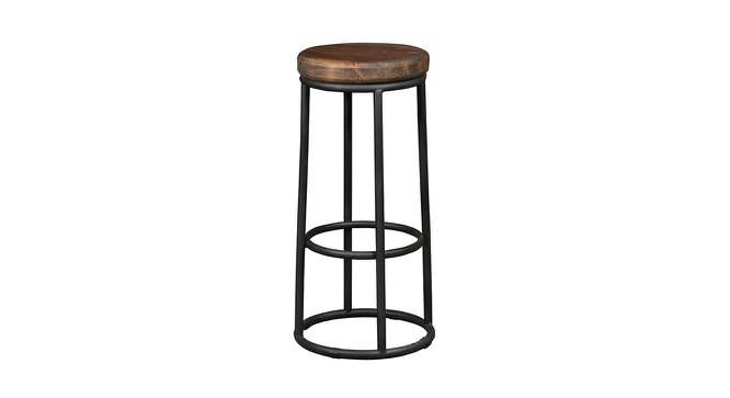 Hayes Metal Bar Stool in Glossy Finish (Black) by Urban Ladder - Cross View Design 1 - 535882