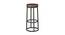 Hayes Metal Bar Stool in Glossy Finish (Black) by Urban Ladder - Cross View Design 1 - 535882