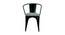 Brax Metal Dining Chair (Black) by Urban Ladder - Cross View Design 1 - 535965