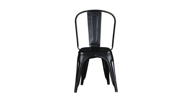 Django Metal Dining Chair (Black) by Urban Ladder - Cross View Design 1 - 535967