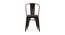 Gus Metal Dining Chair (Black) by Urban Ladder - Cross View Design 1 - 535969