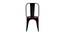 Homer Metal Dining Chair (Black) by Urban Ladder - Cross View Design 1 - 535970