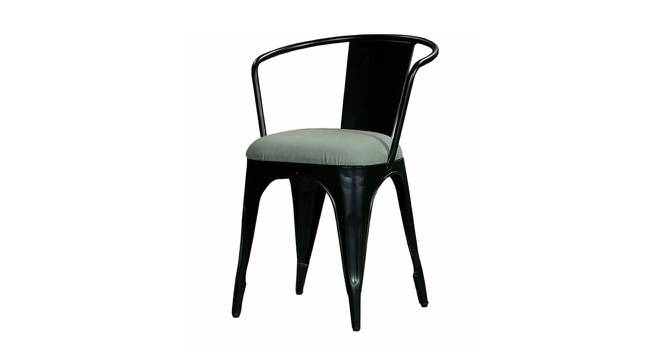Brax Metal Dining Chair (Black) by Urban Ladder - Front View Design 1 - 535981