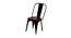 Homer Metal Dining Chair (Black) by Urban Ladder - Front View Design 1 - 535986
