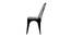 Homer Metal Dining Chair (Black) by Urban Ladder - Design 1 Side View - 536002