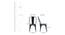 Homer Metal Dining Chair (Black) by Urban Ladder - Design 1 Dimension - 536039