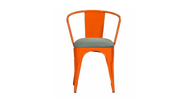 Dashiell Metal Dining Chair (Orange) by Urban Ladder - Cross View Design 1 - 536066