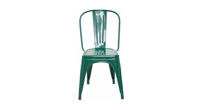 Frances Metal Dining Chair (Green) by Urban Ladder - Cross View Design 1 - 536070
