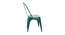 Frances Metal Dining Chair (Green) by Urban Ladder - Design 1 Side View - 536103