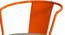 Dashiell Metal Dining Chair (Orange) by Urban Ladder - Design 1 Close View - 536133