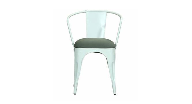 Bruno Metal Dining Chair (White) by Urban Ladder - Cross View Design 1 - 536144