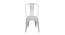 Fitz Metal Dining Chair (White) by Urban Ladder - Cross View Design 1 - 536149