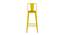 Cobi Metal Bar Chair in Glossy Finish (Yellow) by Urban Ladder - Cross View Design 1 - 536155