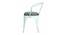 Bruno Metal Dining Chair (White) by Urban Ladder - Design 1 Side View - 536171
