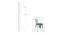 Bruno Metal Dining Chair (White) by Urban Ladder - Design 1 Dimension - 536187