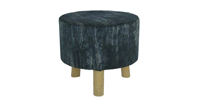 Tucker Solid Wood Footstool in Grey Color (Grey) by Urban Ladder - Cross View Design 1 - 536463