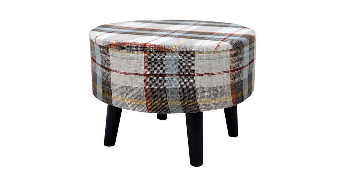 Archie Solid Wood Footstool in Multicolor (Brown) by Urban Ladder - Cross View Design 1 - 536483