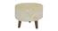 Leo Solid Wood Footstool in Cream Color (Cream) by Urban Ladder - Front View Design 1 - 536489